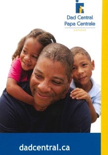 Father with Daughter and Son Bookmark
