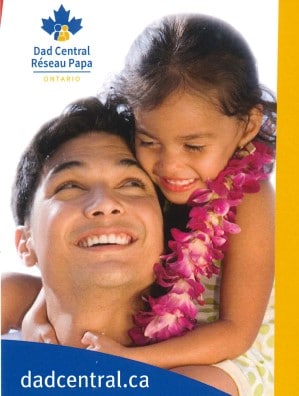 Father & Daughter On Shoulders Bookmark