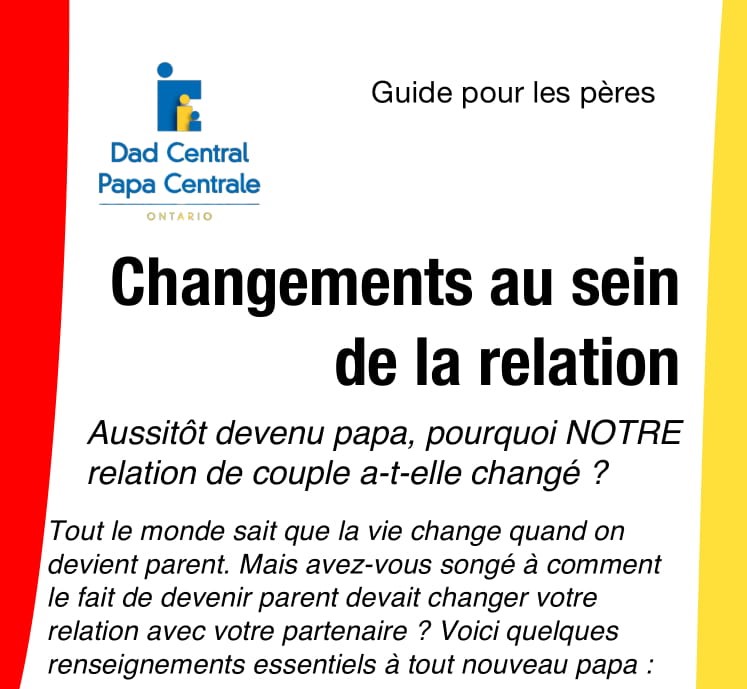 Changements au sein de la relation