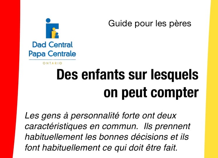 Des enfants sur lesquels on peut compter